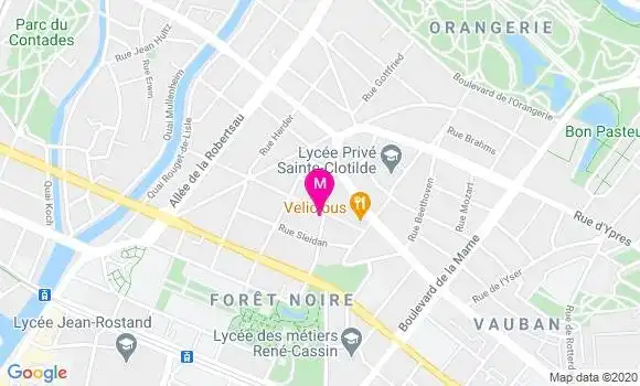 Localisation Dr Eleonore Thomasset