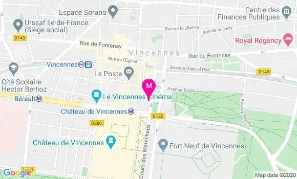 Localisation Dr Sandrine Courtade Brouard
