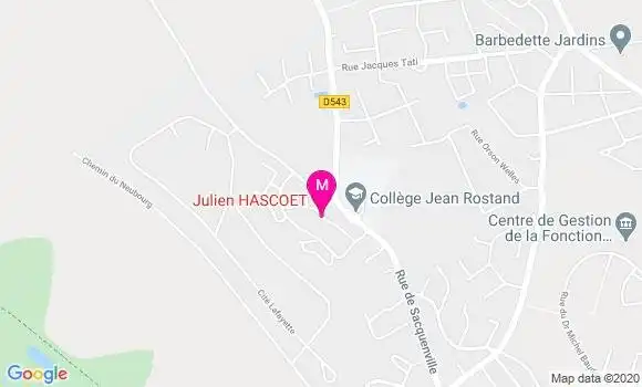 Localisation Dr Anne Sophie Rouger