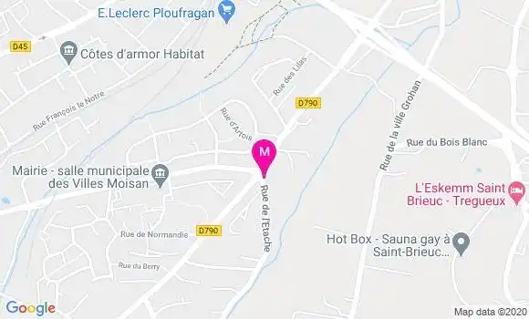 Localisation Dr Aurelia Cariou