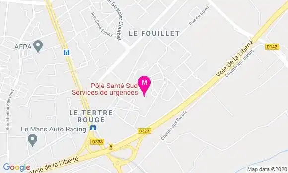 Localisation Dr Renaud Laballe
