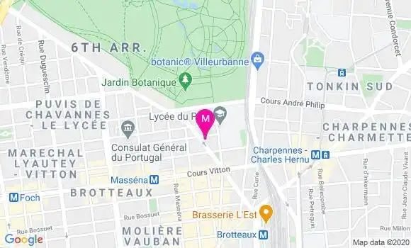 Localisation Dr Isabelle Bacin
