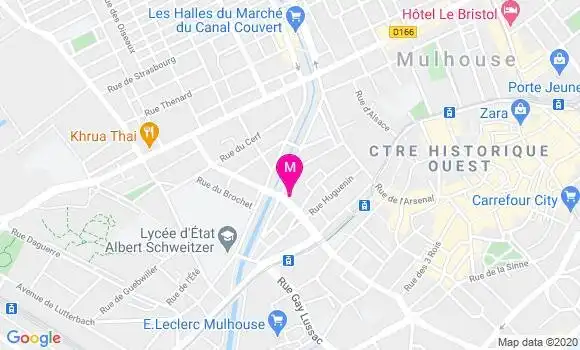Localisation Dr Alfred Oberlin