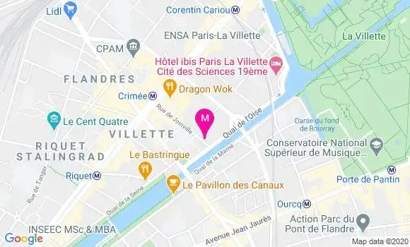 Localisation Dr Denis Brin