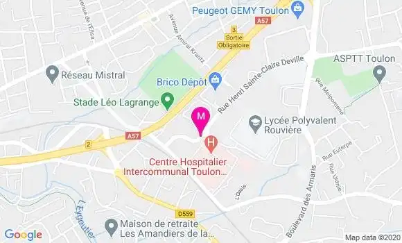 Localisation Dr Isabelle Lecardonnel