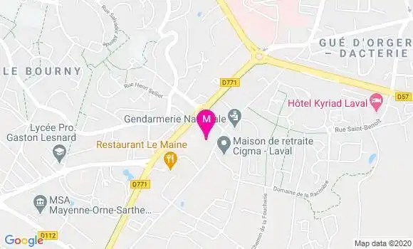 Localisation Dr Alexandre Rached