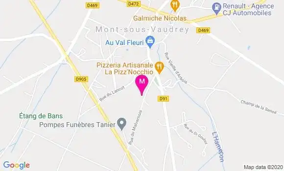 Localisation Dr Christine Bourhis