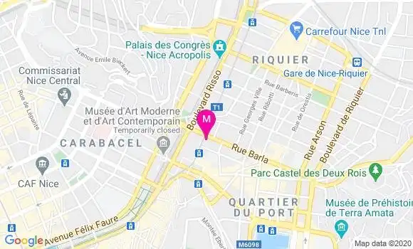 Localisation Dr Isabelle Montaudie