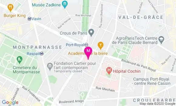 Localisation Dr Antoine Bourret