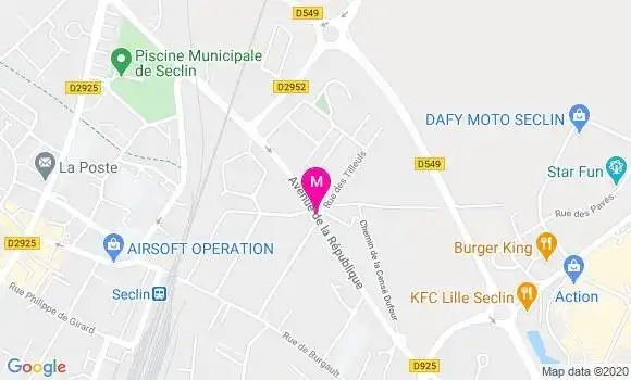 Localisation Dr Camille Gallet