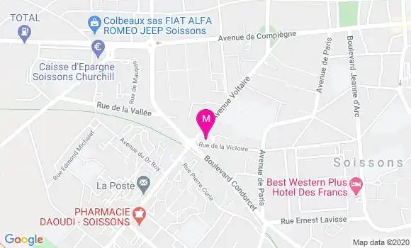 Localisation Dr Benoit Herce