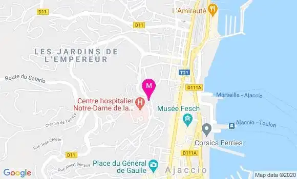 Localisation Dr Jean Marie Caporossi