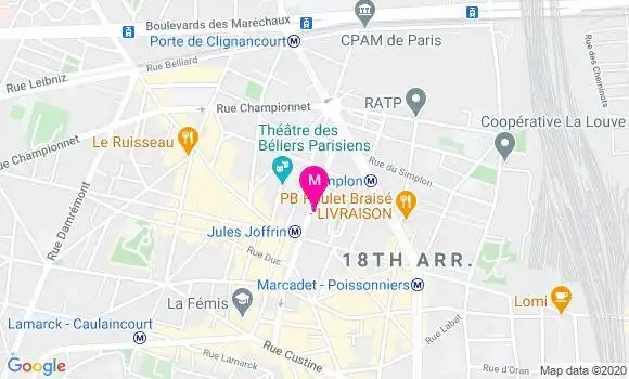 Localisation Dr Rosette Frudit Masri