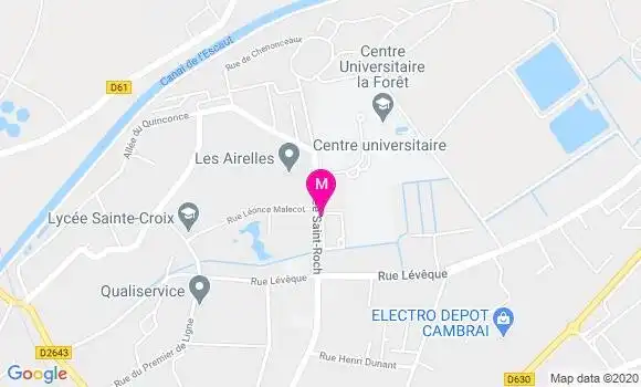 Localisation Dr Francois Wiart