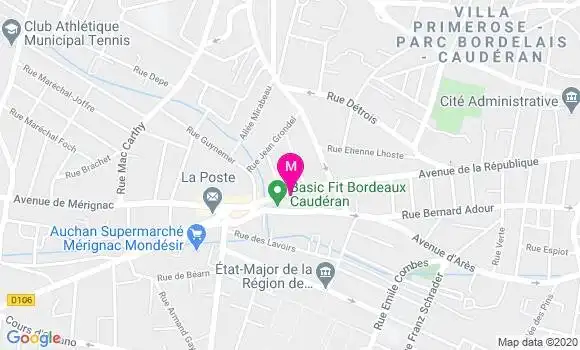 Localisation Dr Jeanne Payet Mathet