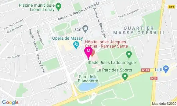 Localisation Dr Jerome Lacotte