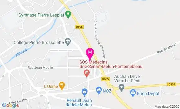 Localisation Dr Kamel Benathmane