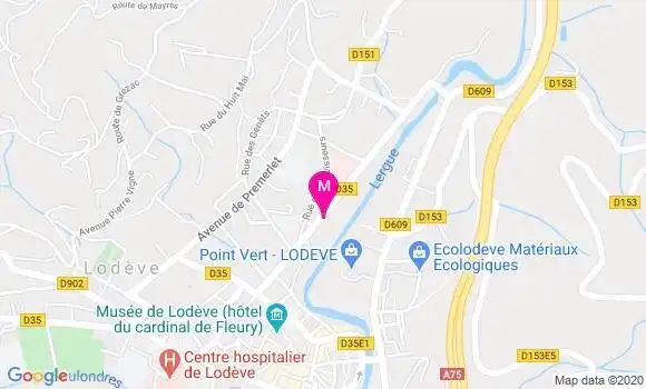 Localisation Dr Bruno Blanquet