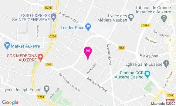 Localisation Dr Cedric Pleux