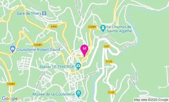 Localisation Dr Karine Martin Daillan