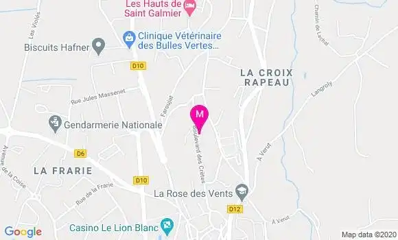 Localisation Dr Emmanuelle Ollien