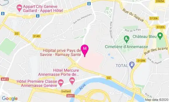 Localisation Dr Emmanuel Cassar