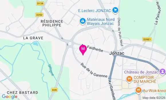 Localisation Dr Nelly Giraud