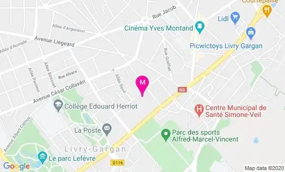 Localisation Dr Camille Ly