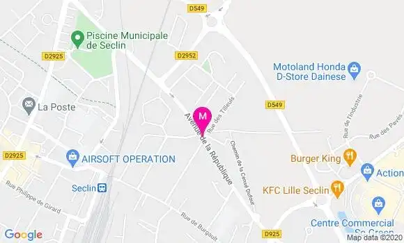 Localisation Dr Agnes Mourcia