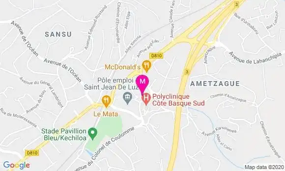 Localisation Dr Camille Salzes