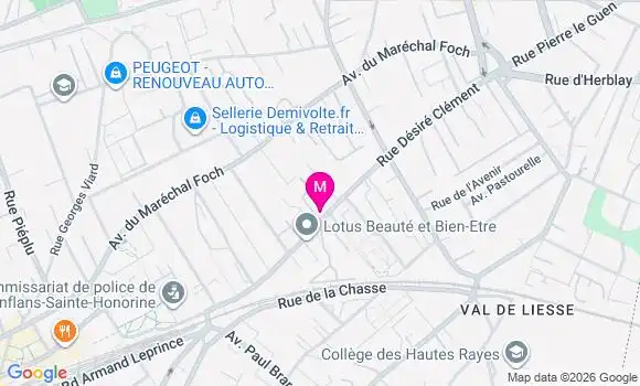 Localisation Dr Sandrine Tambou Mangwa