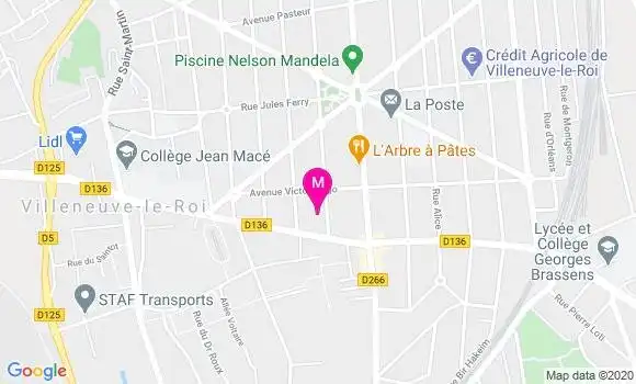 Localisation Dr Djamel Mokaddem