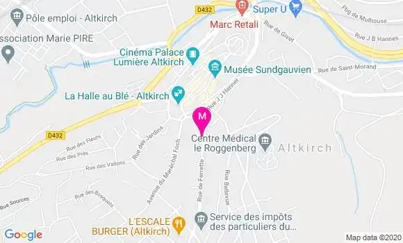 Localisation Dr Jean Marie Reinbold