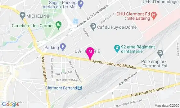 Localisation Dr Marie Laure Pouzadoux Mayrand