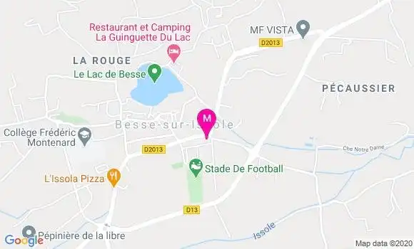 Localisation Dr Laurence Segura Fourcade