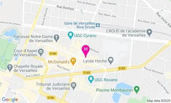 Localisation Dr Michel Vercoutere