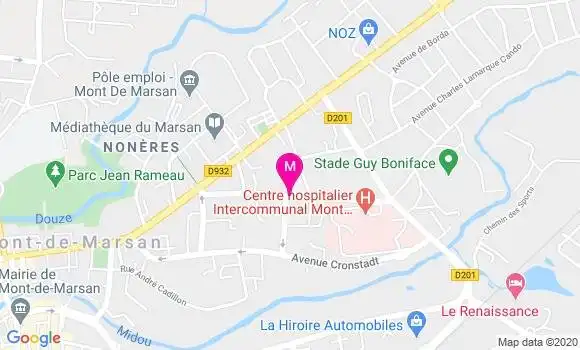 Localisation Dr Adeline George