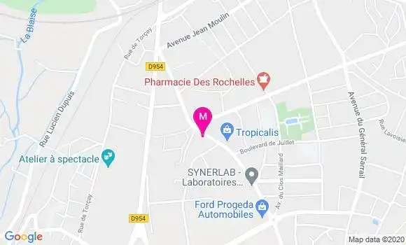 Localisation Dr Mamar Bouazza