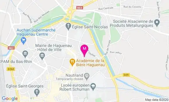 Localisation Dr Audrey Kopf
