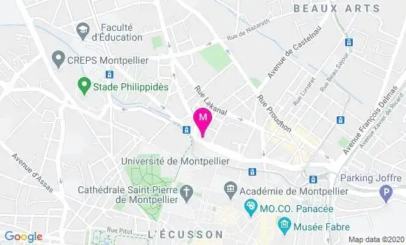 Localisation Dr Olivier Pouget
