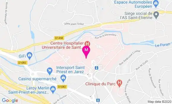 Localisation Dr Frederic Cambazard