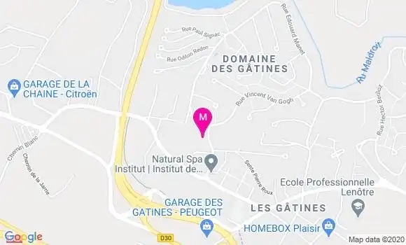 Localisation Dr Catherine Cruveillier Boch