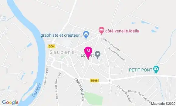 Localisation Dr Sophie Pinchard