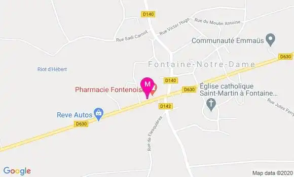 Localisation Dr Arnaud Van Der Sype