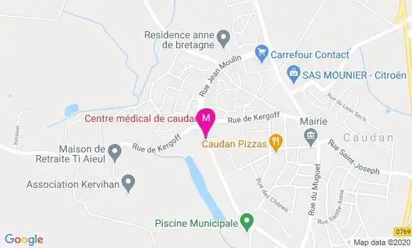 Localisation Dr Eric Gendron