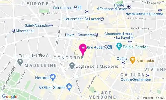 Localisation Dr Laurence Faure