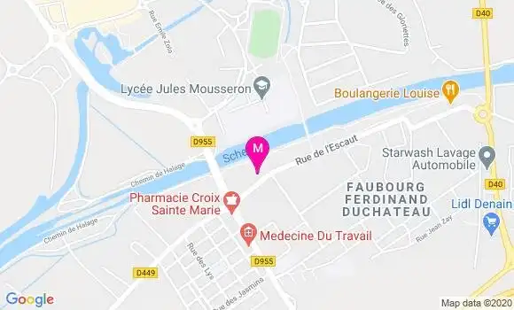 Localisation Dr Emilie Buchet Cluzel