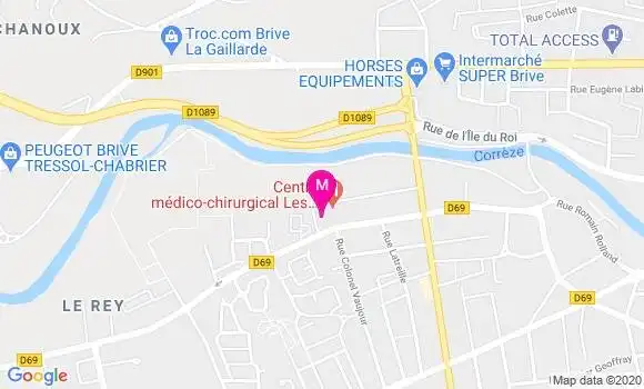 Localisation Dr Alain Lacroix