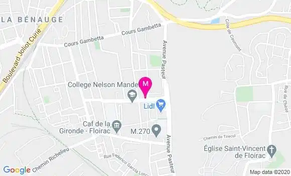 Localisation Dr Alice Benacchio