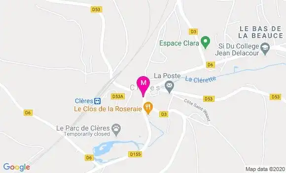 Localisation Dr Elodie Rouzier